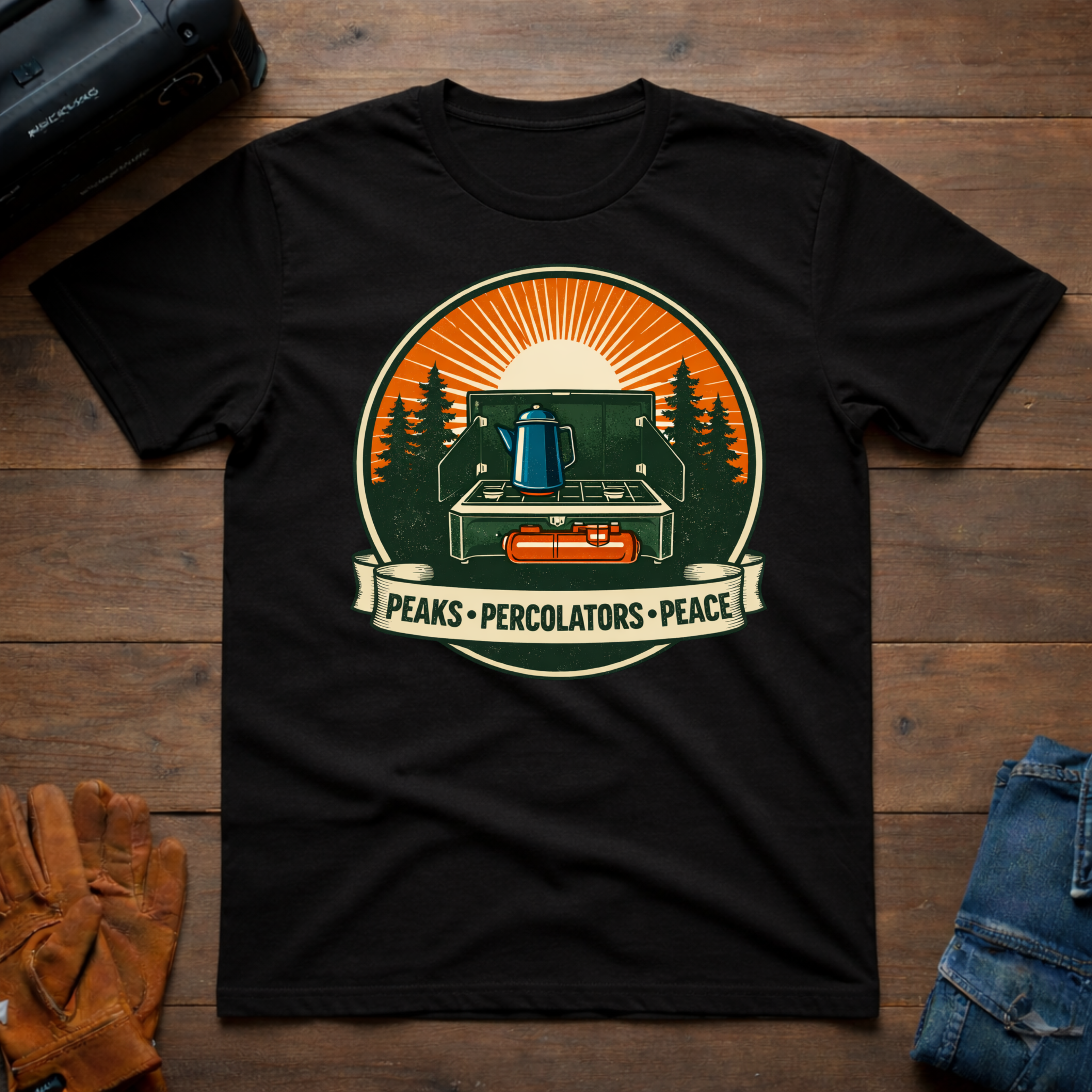 Peaks Percolators Peace T-Shirt