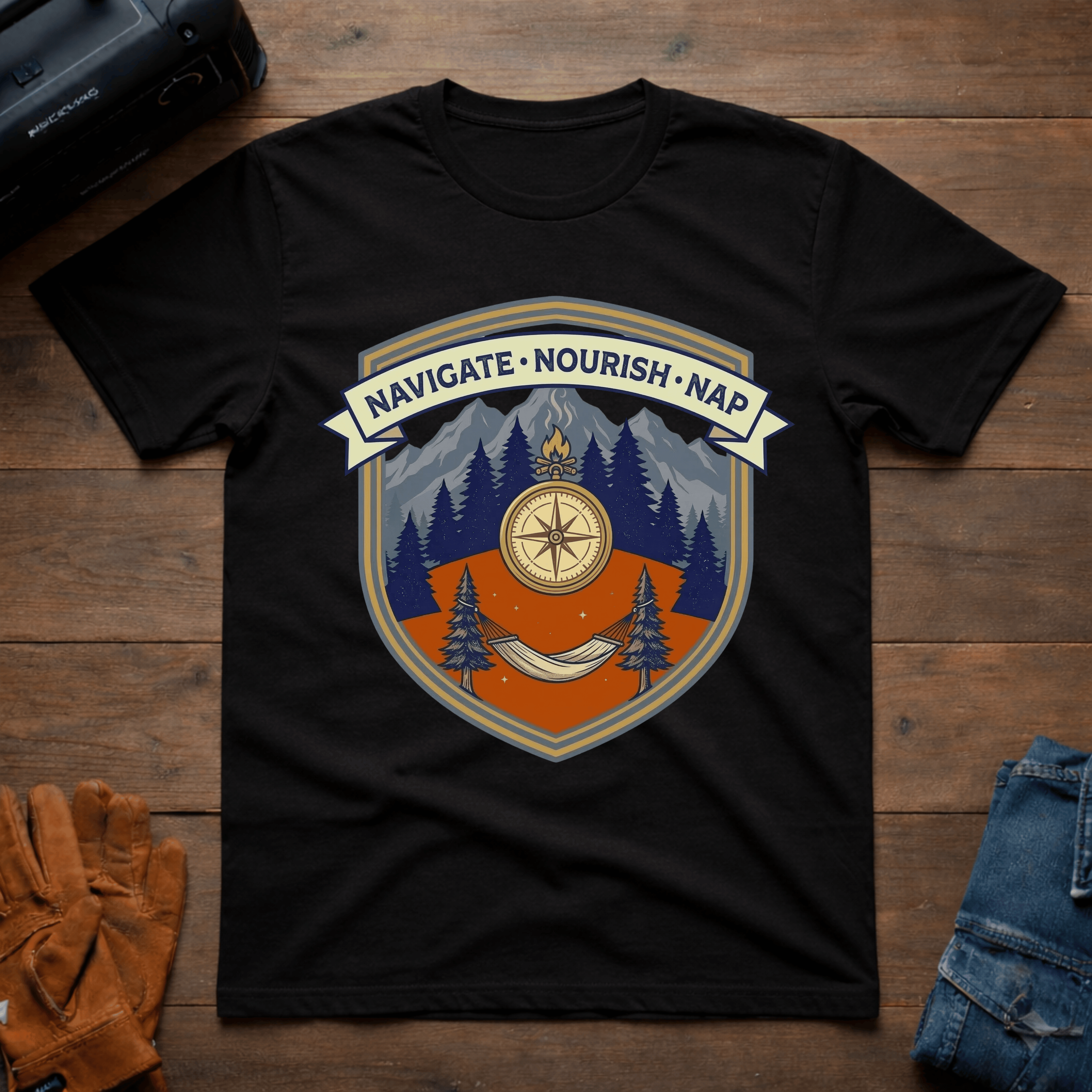 Navigate Nourish Nap T-Shirt