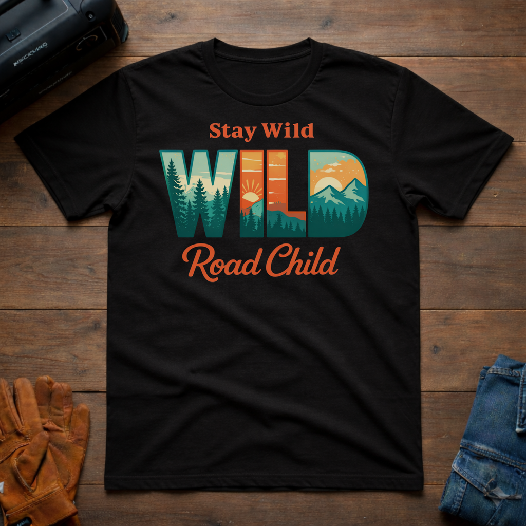 Stay Wild Road Child T-Shirt