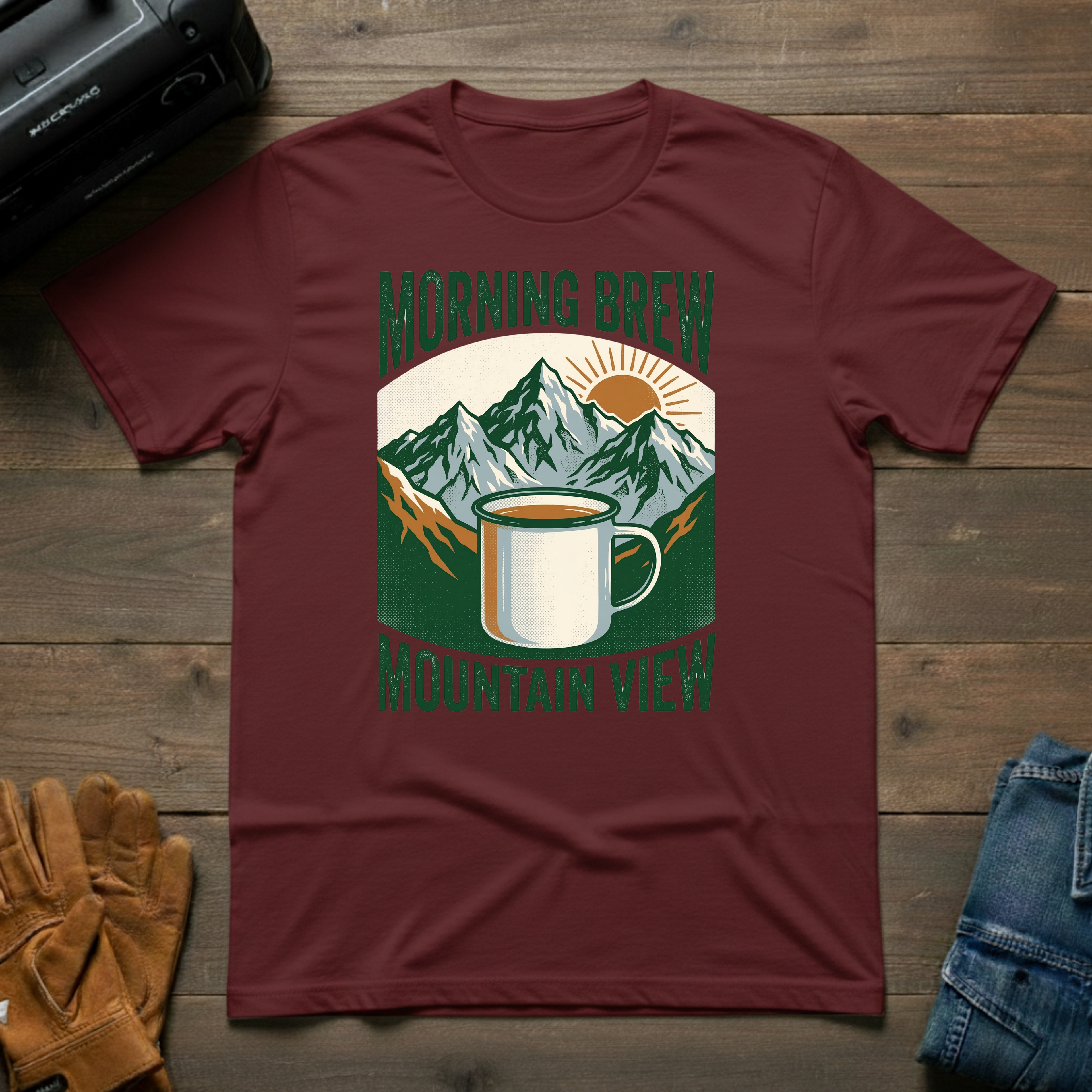 Morning Brew Mountain View T-Shirt
