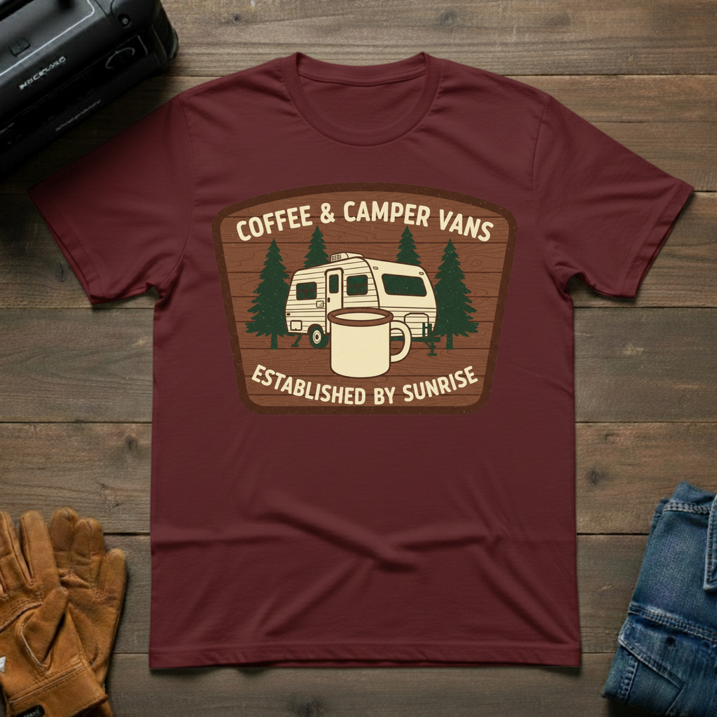 Coffee And Camper Vans T-Shirt