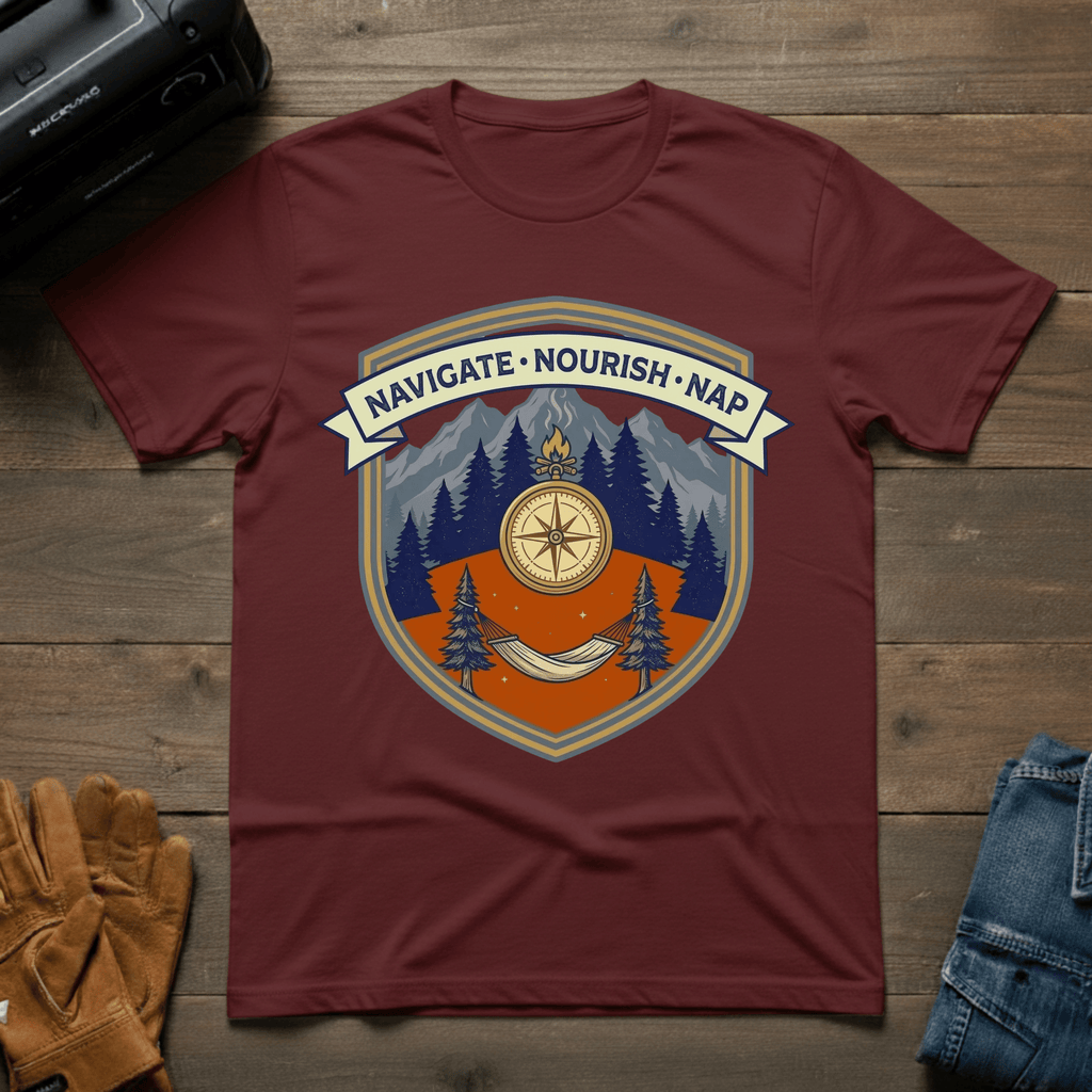 Navigate Nourish Nap T-Shirt