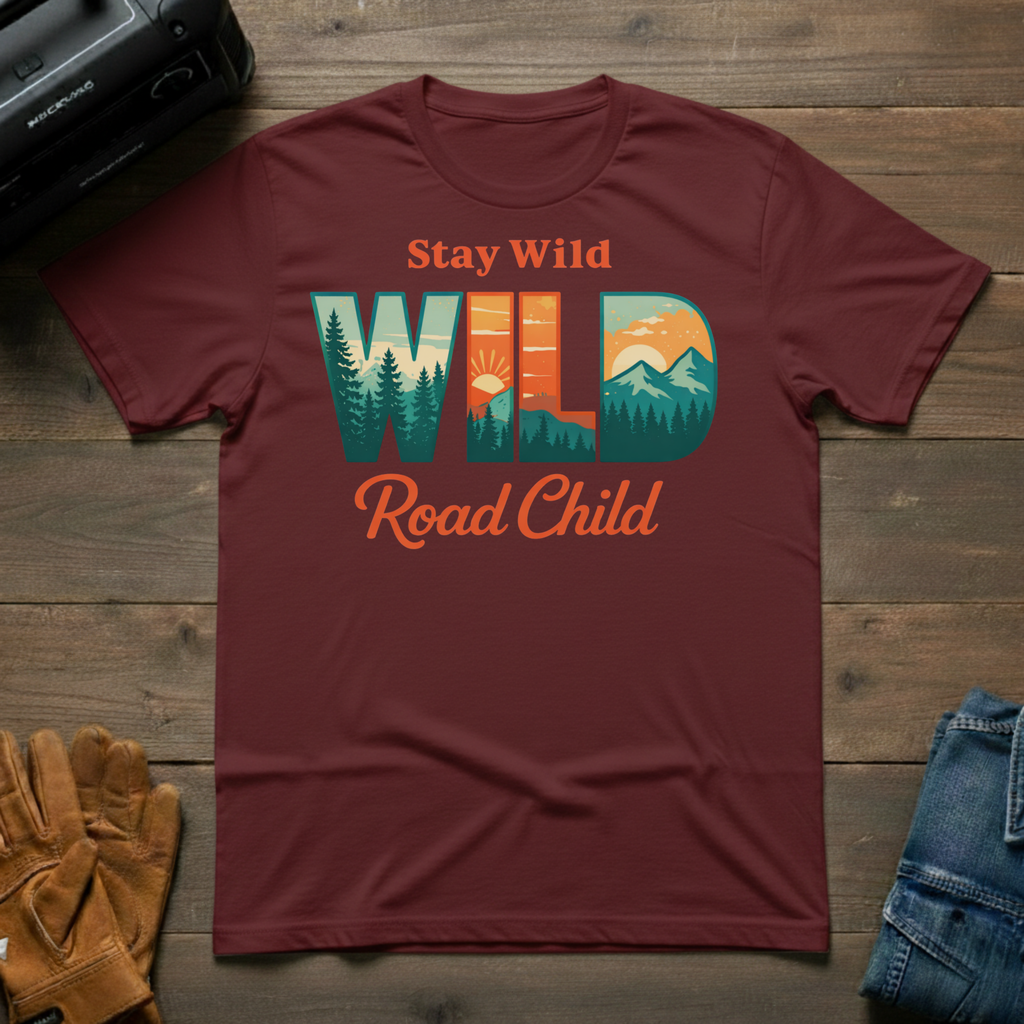 Stay Wild Road Child T-Shirt