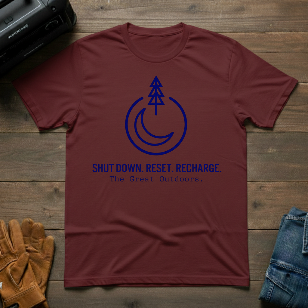 Shut Down - Reset - Recharge T-Shirt