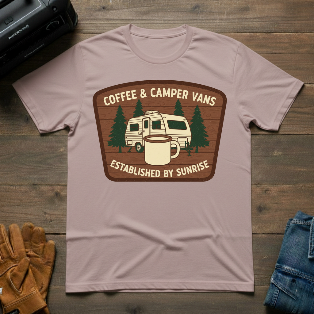Coffee And Camper Vans T-Shirt