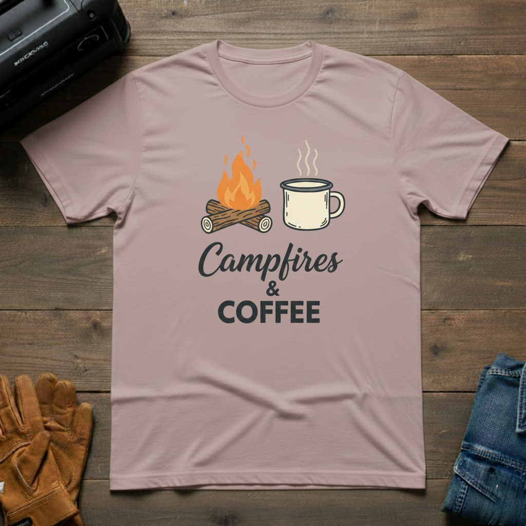 Campfires & Coffee T-Shirt