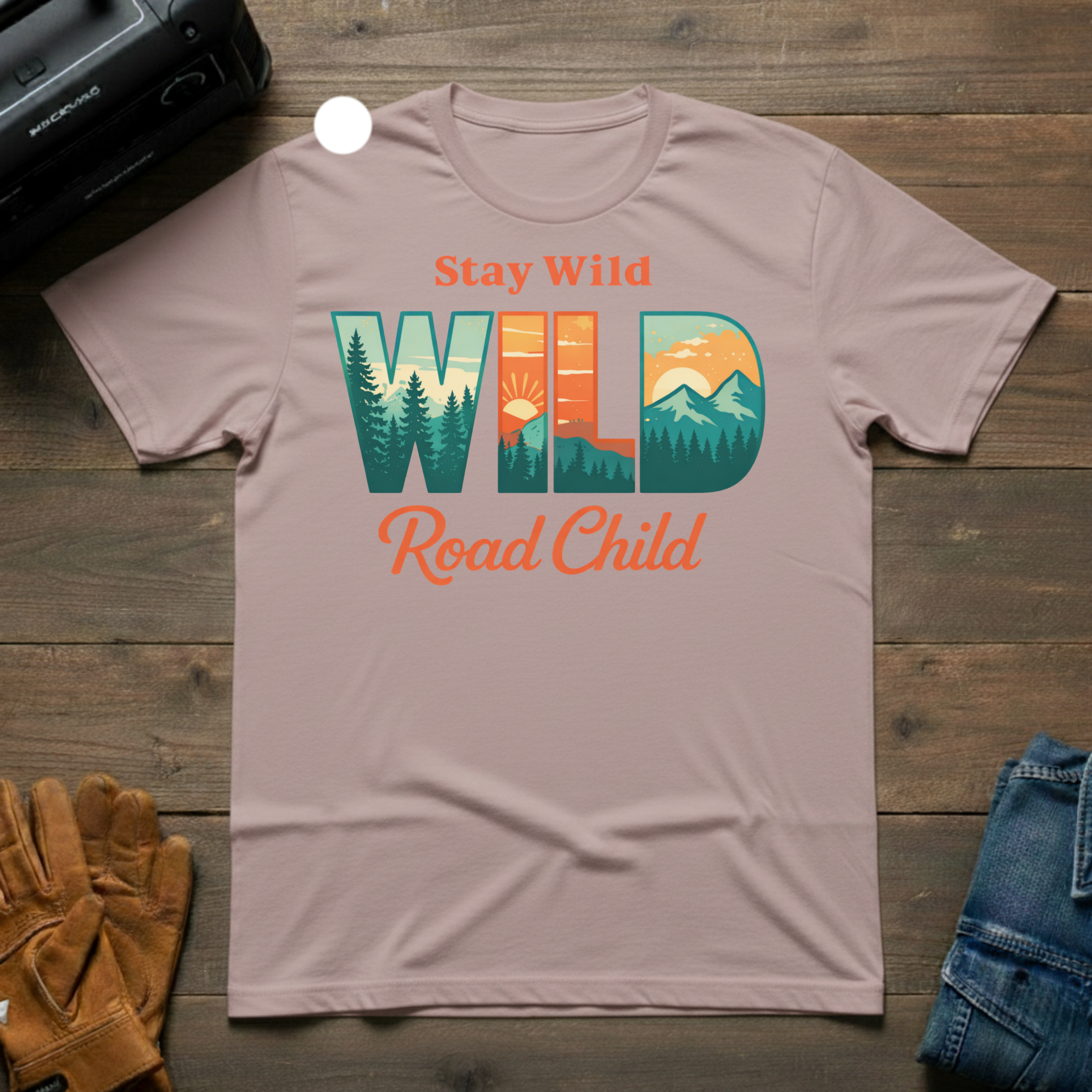 Stay Wild Road Child T-Shirt