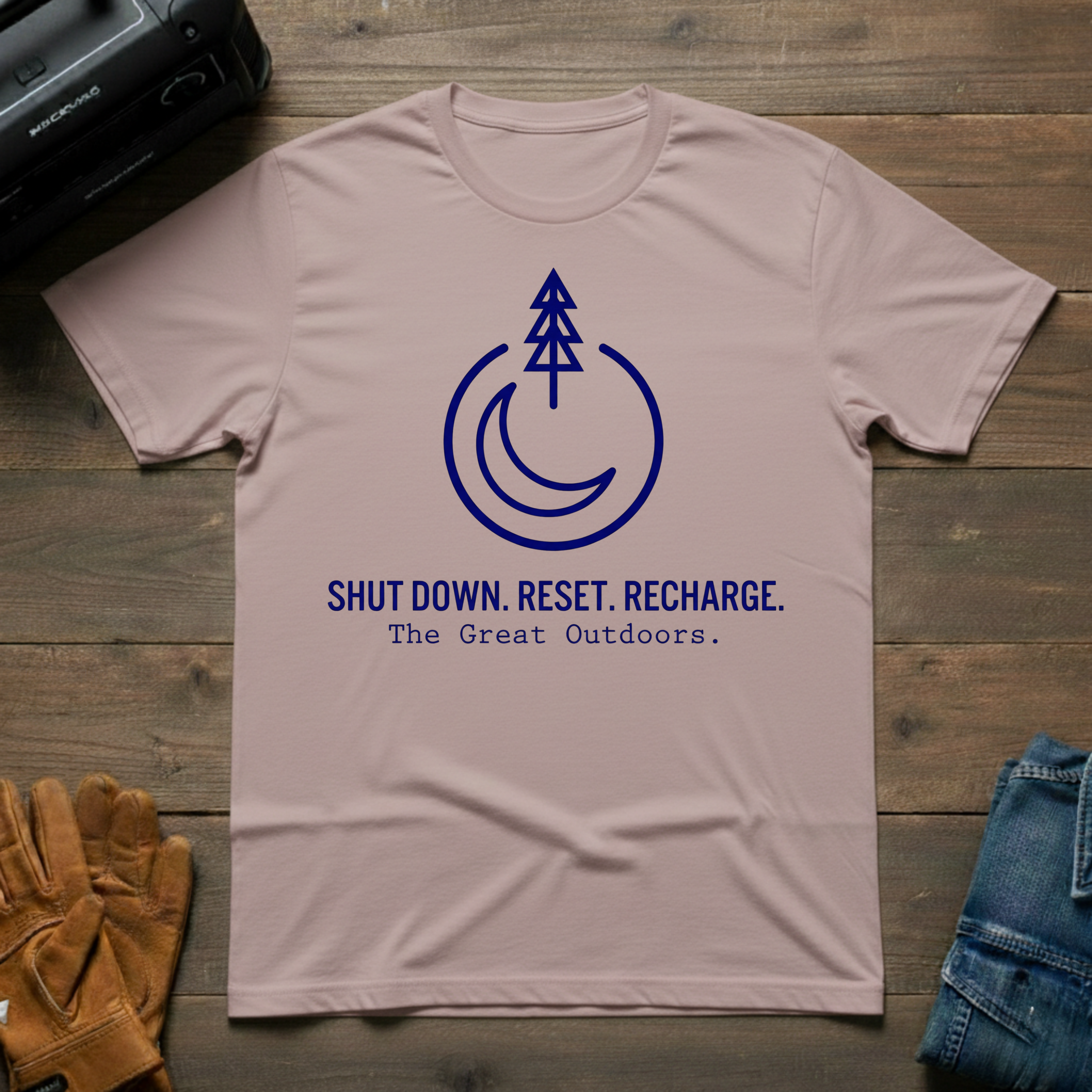 Shut Down - Reset - Recharge T-Shirt