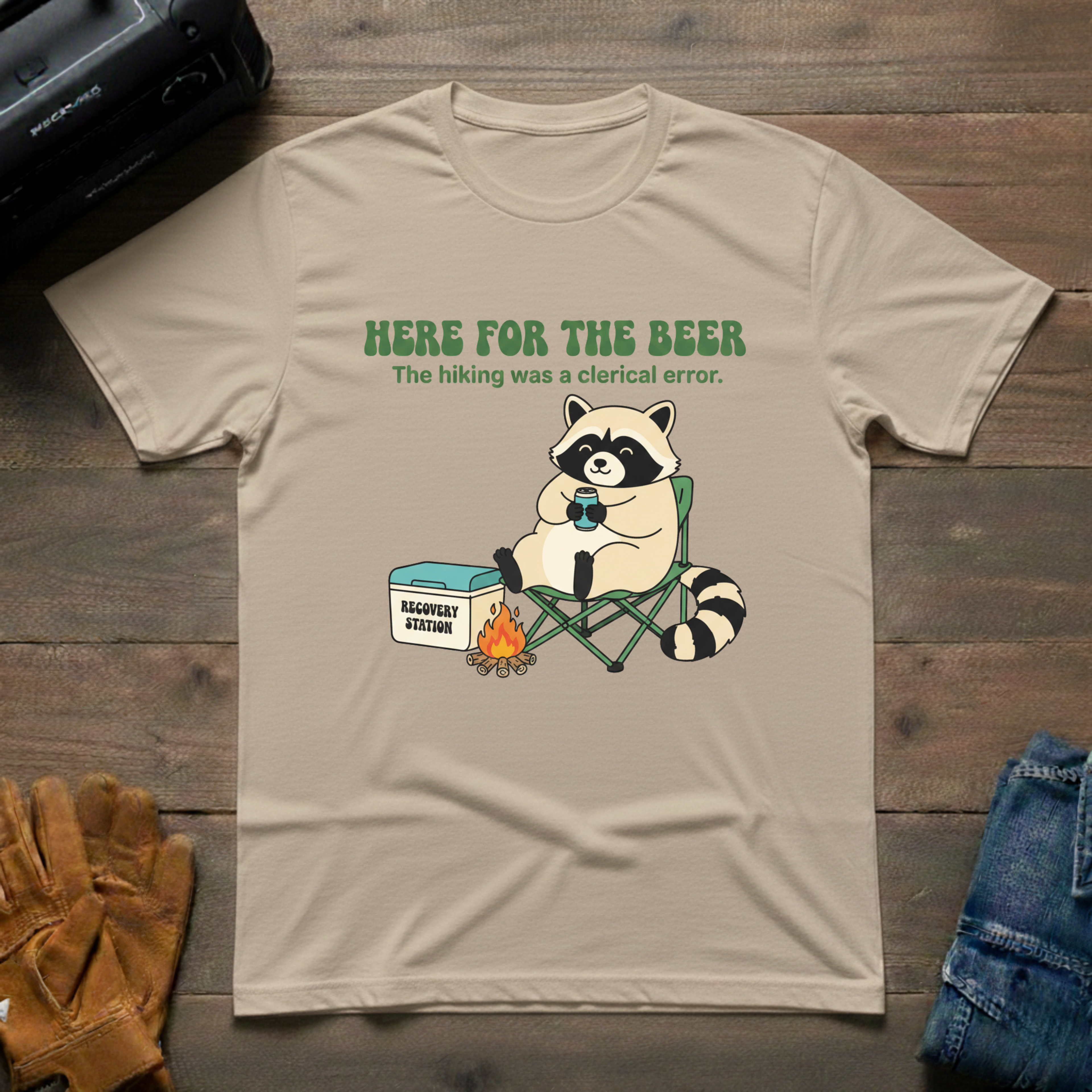 Here For The Beer T-Shirt