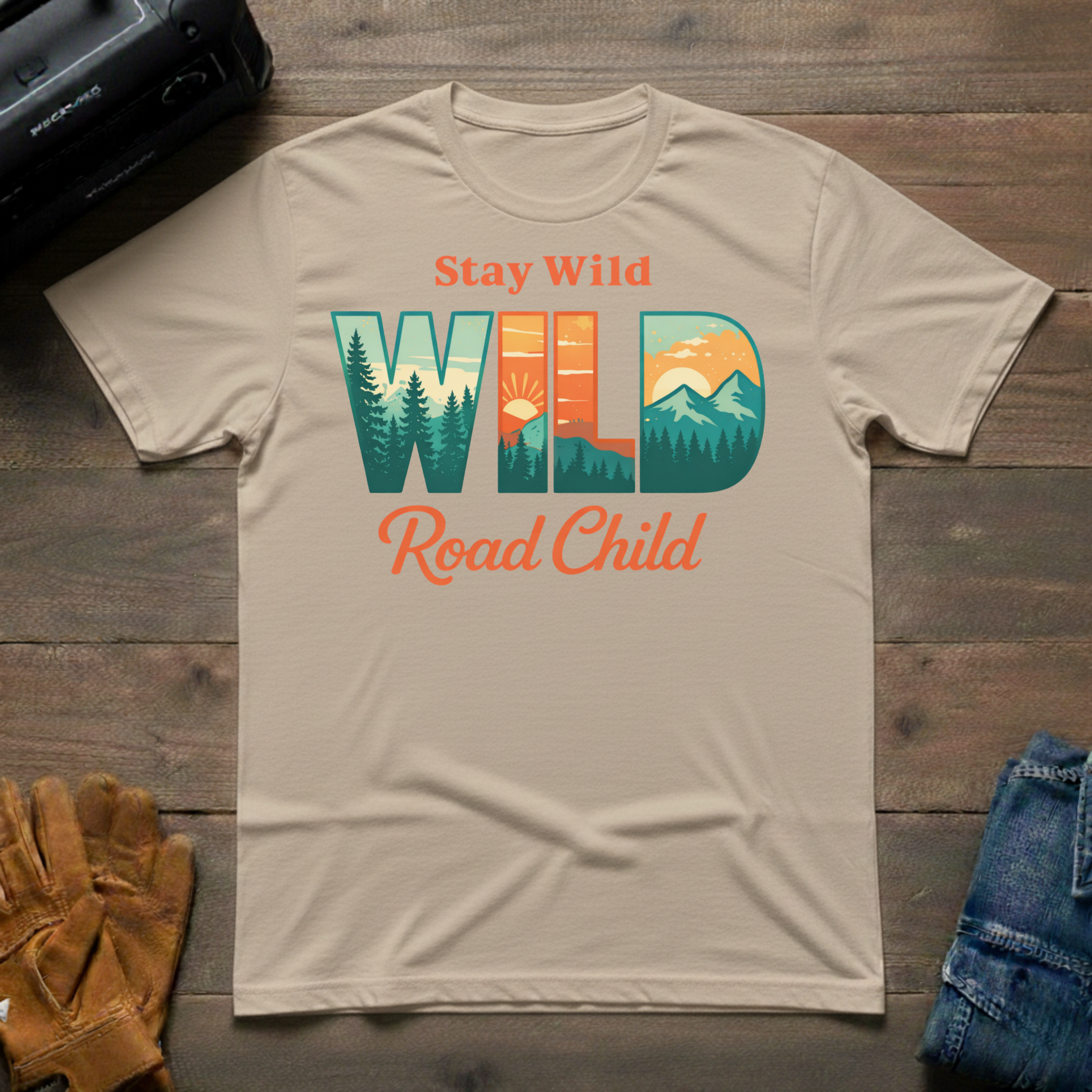 Stay Wild Road Child T-Shirt