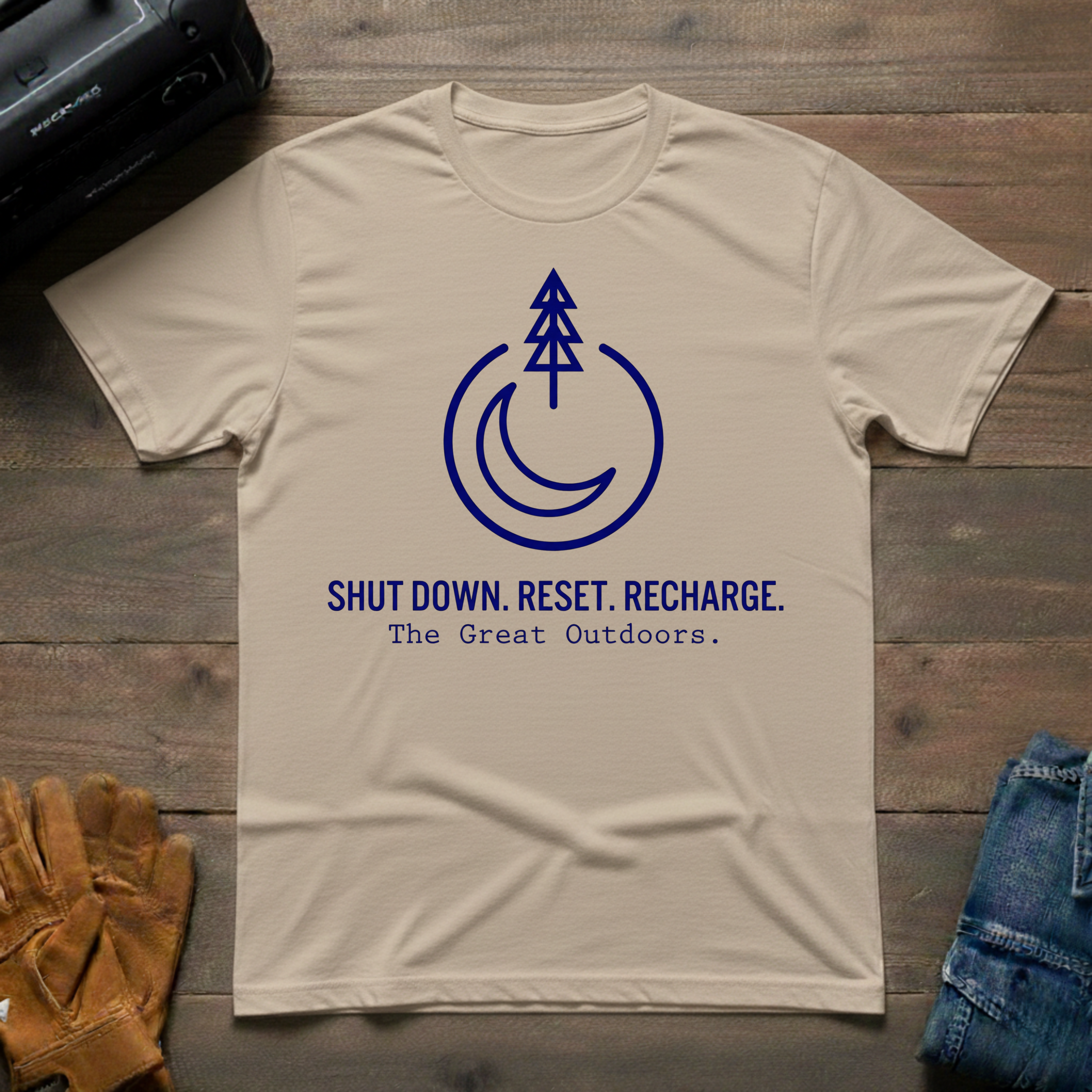 Shut Down - Reset - Recharge T-Shirt