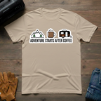 Adventure Starts After Coffee T-Shirt