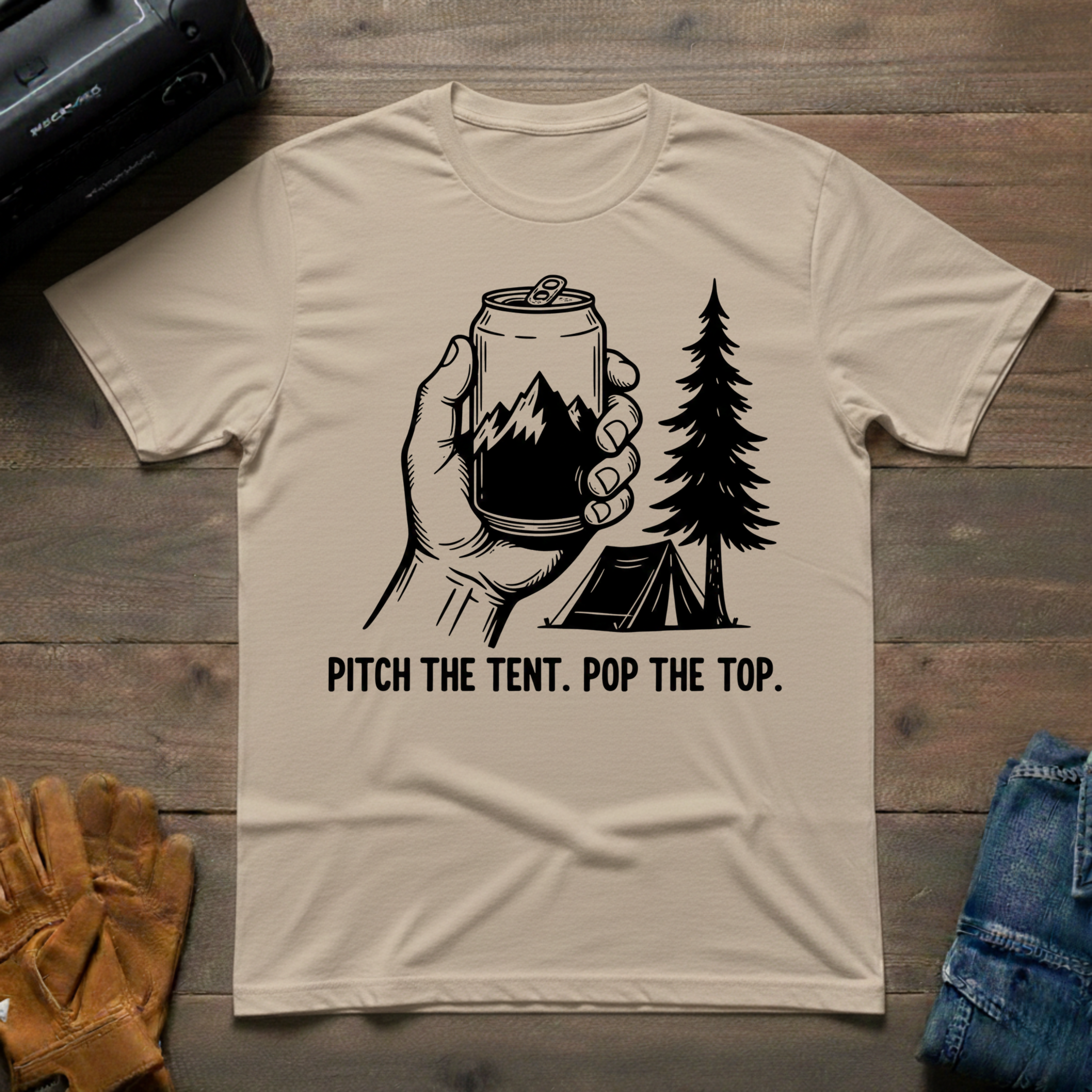 Pitch The Tent  T-Shirt