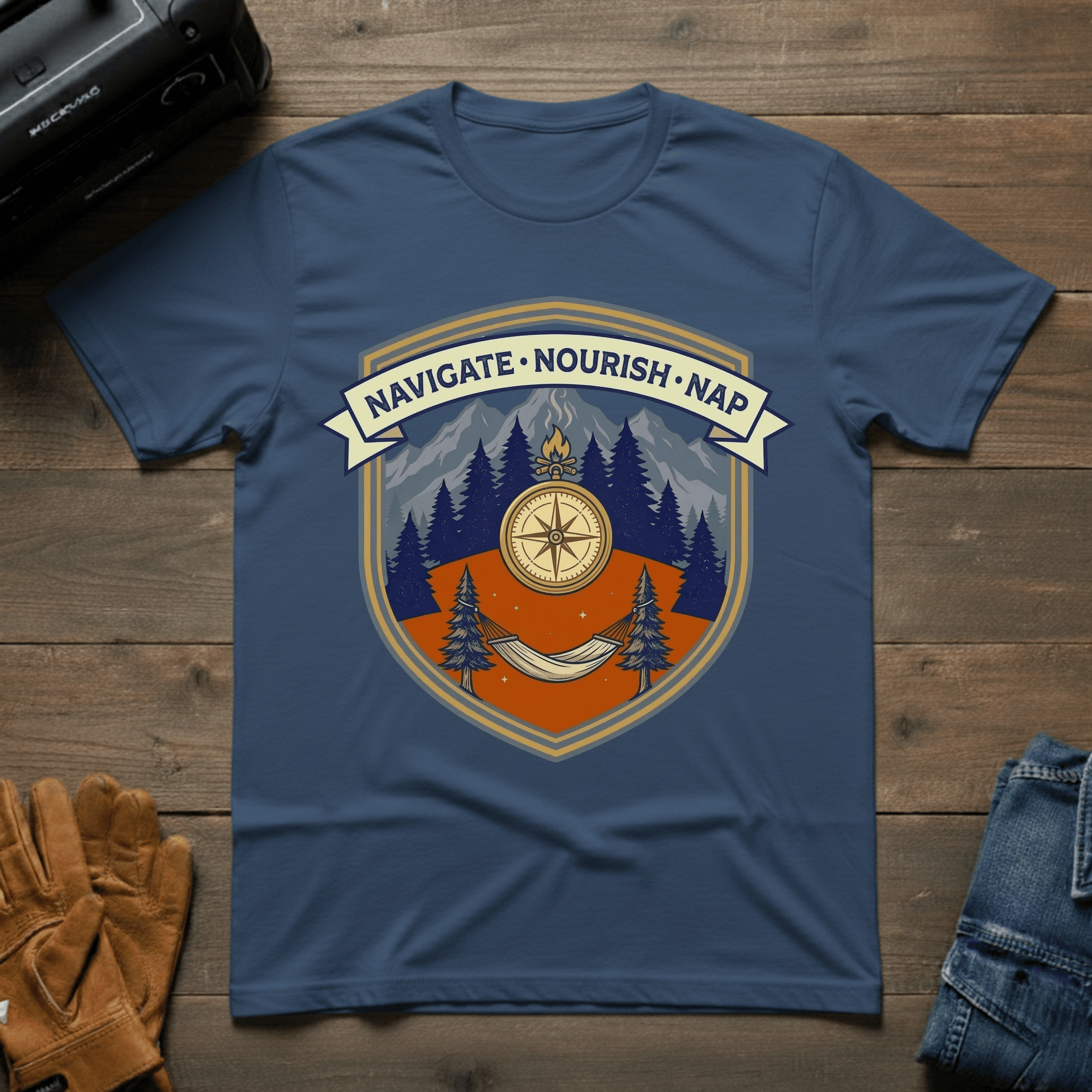Navigate Nourish Nap T-Shirt
