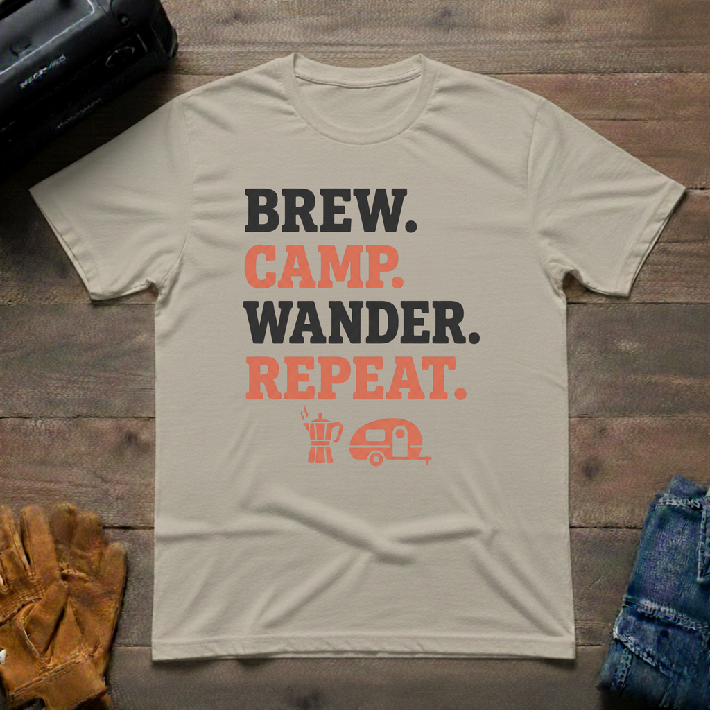 Brew Camp Wander Repeat T-Shirt