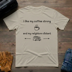 I Like My Coffee Strong RV T-Shirt
