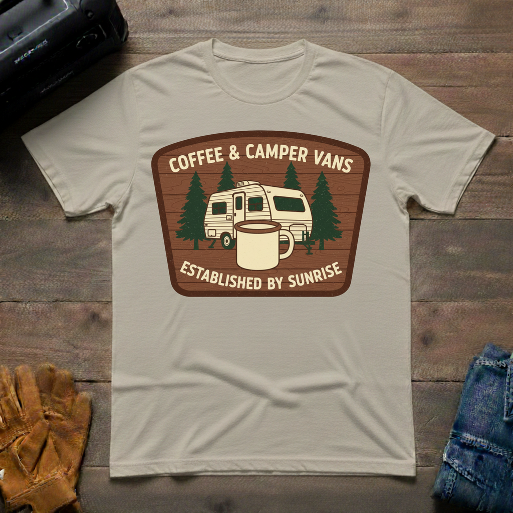 Coffee And Camper Vans T-Shirt