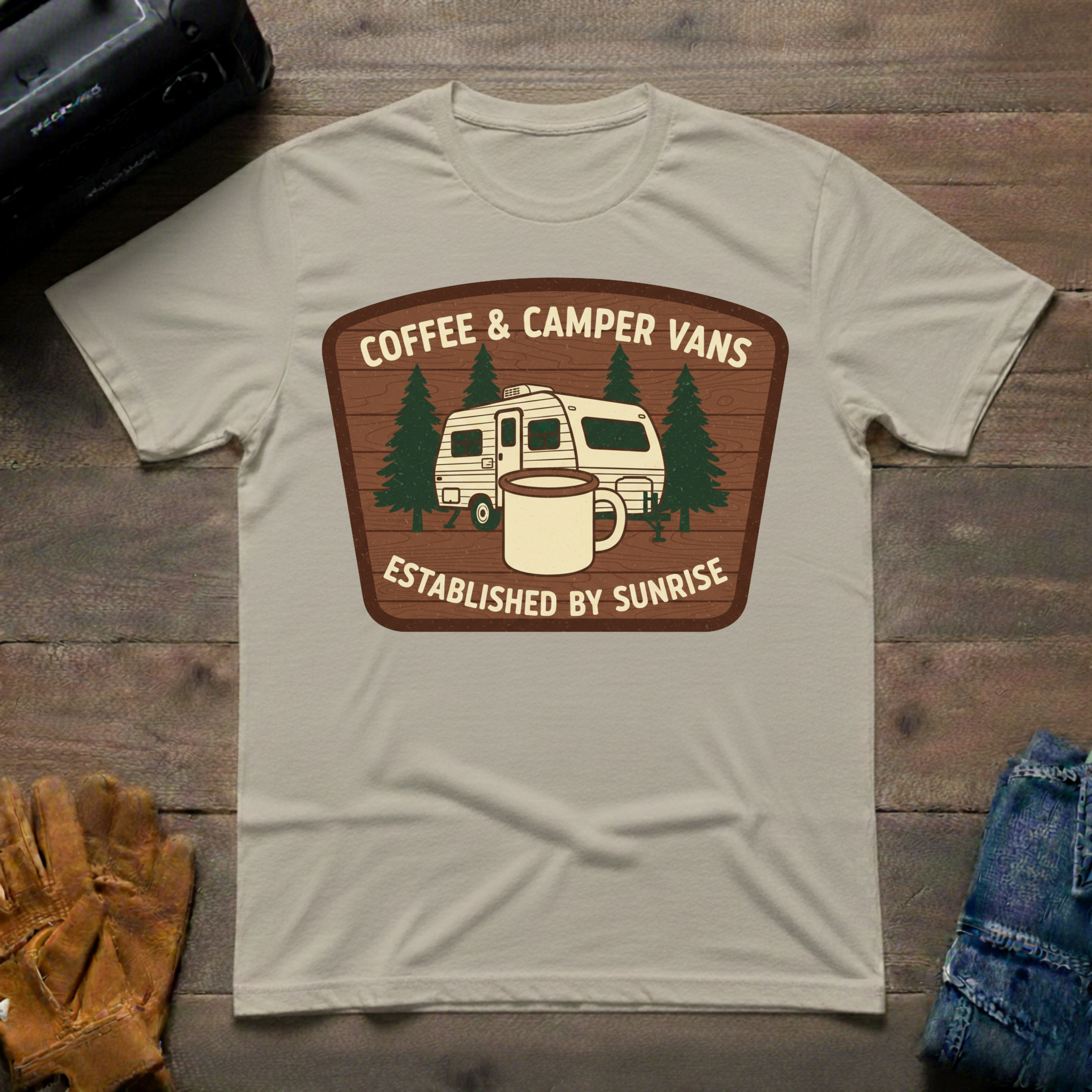 Coffee And Camper Vans T-Shirt