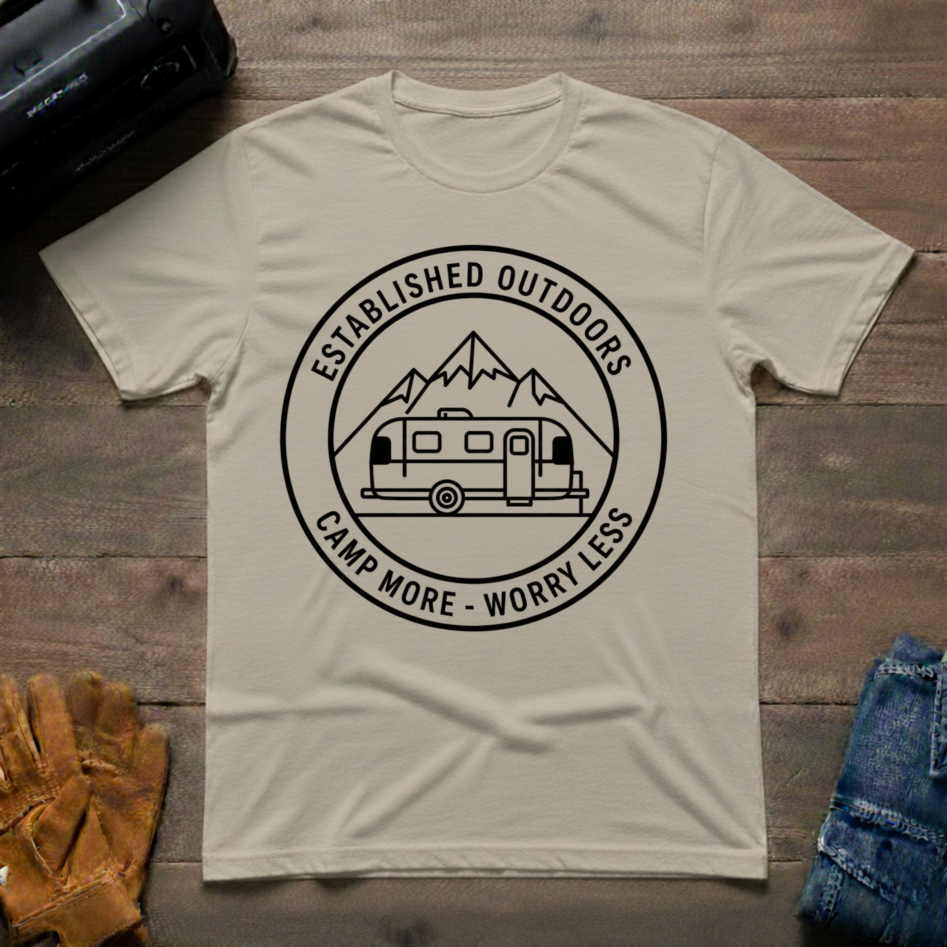 Camp More Worry Less T-Shirt