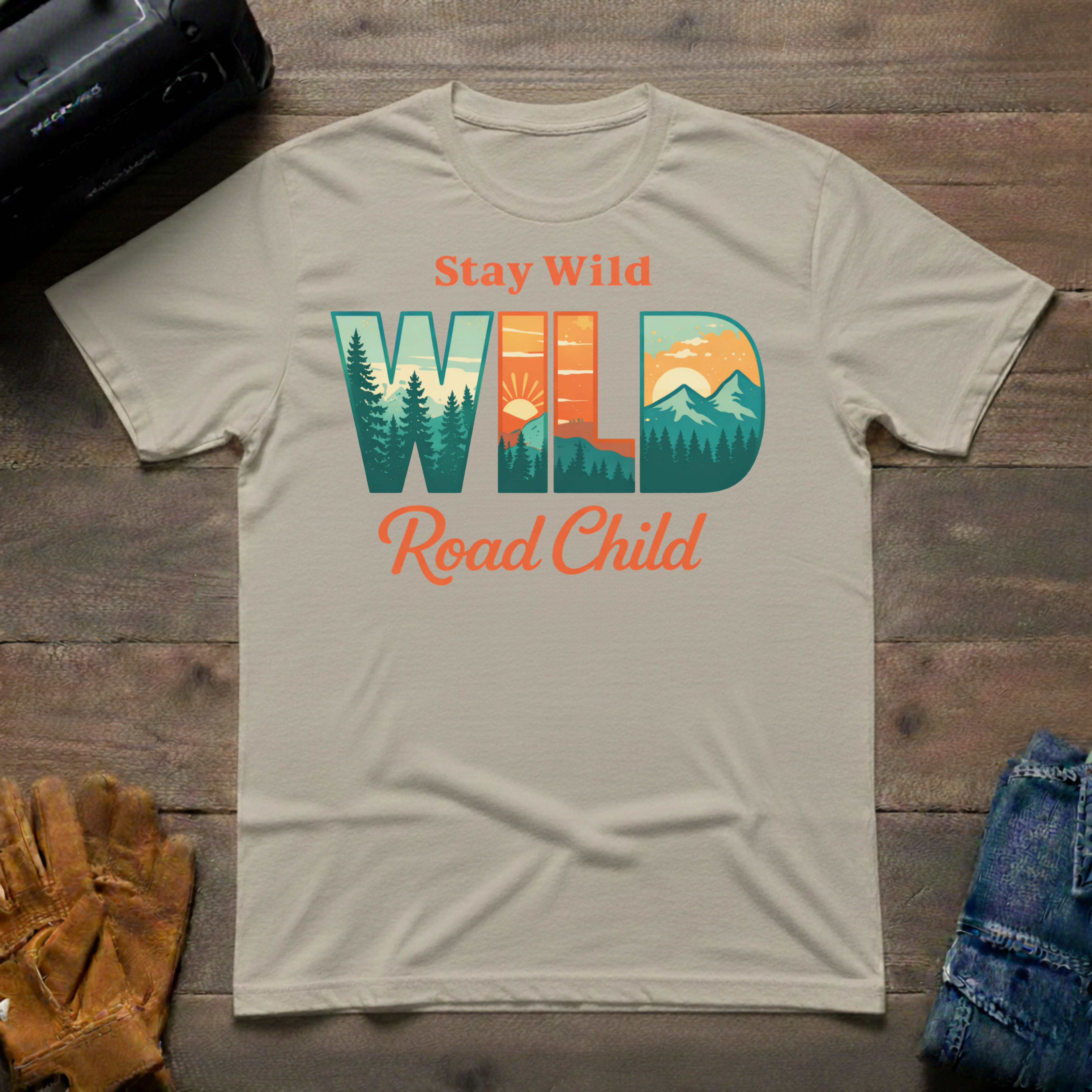 Stay Wild Road Child T-Shirt