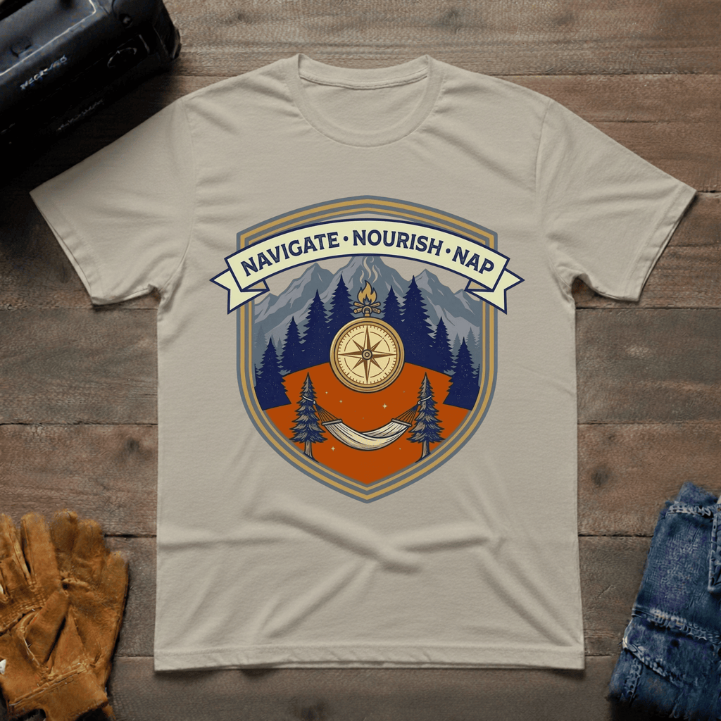 Navigate Nourish Nap T-Shirt