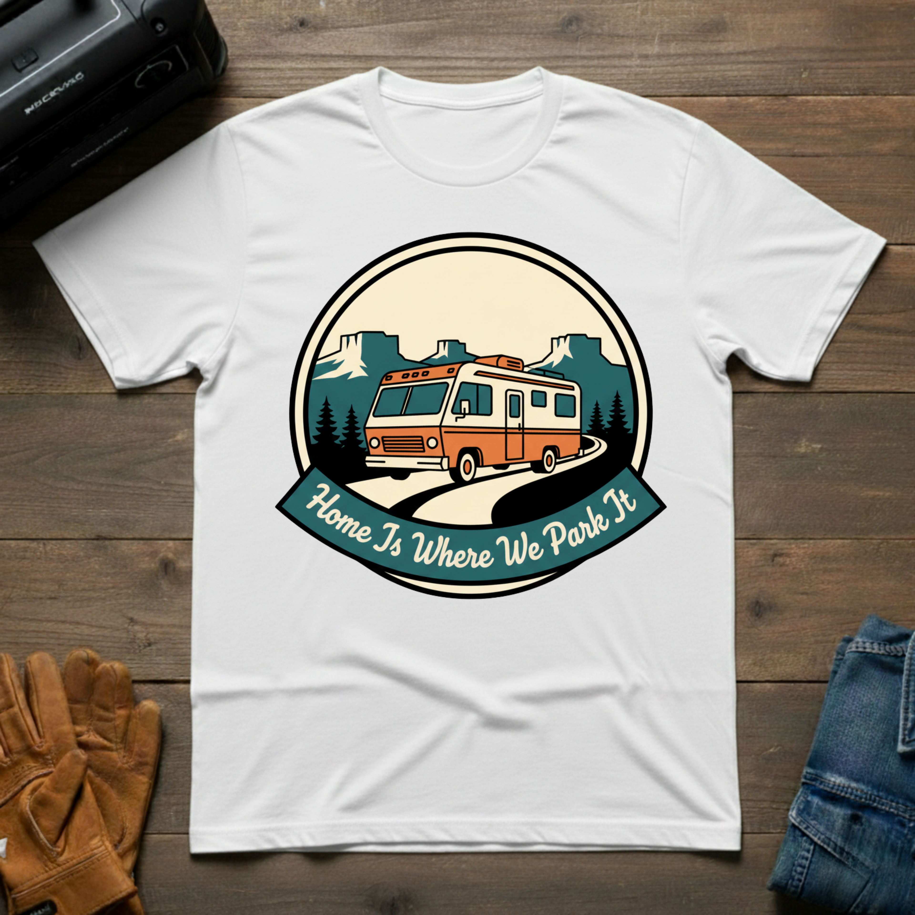 Home Is Where We Park It T-Shirt