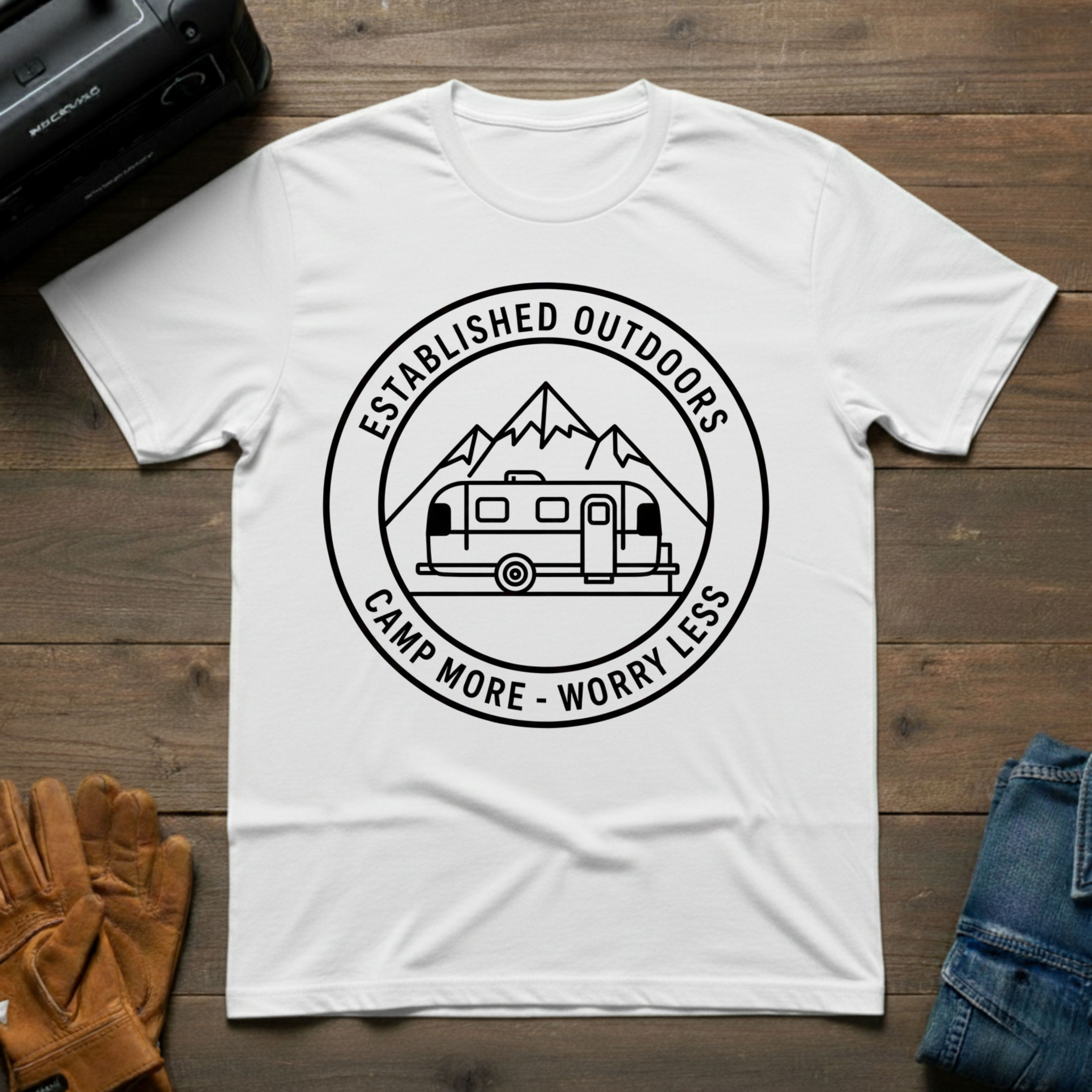 Camp More Worry Less T-Shirt