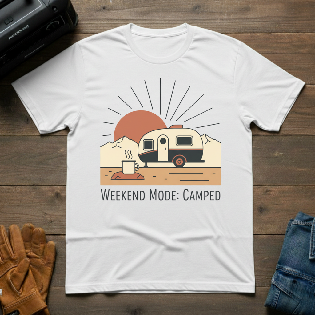 Weekend Mode - Camped T-Shirt