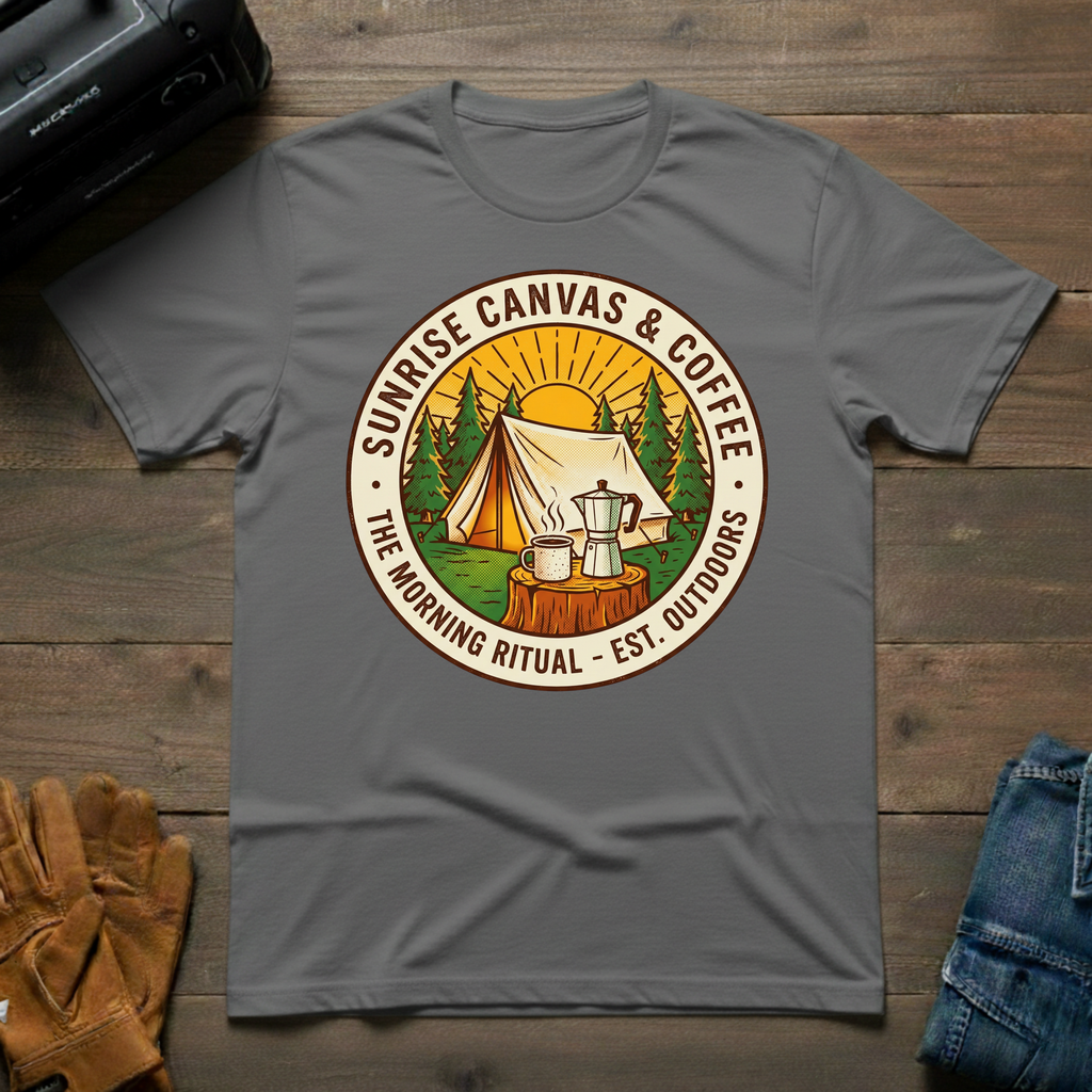Sunrise Canvas & Coffee Tent T-Shirt