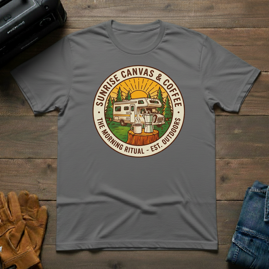 Sunrise Canvas & Coffee RV T-Shirt