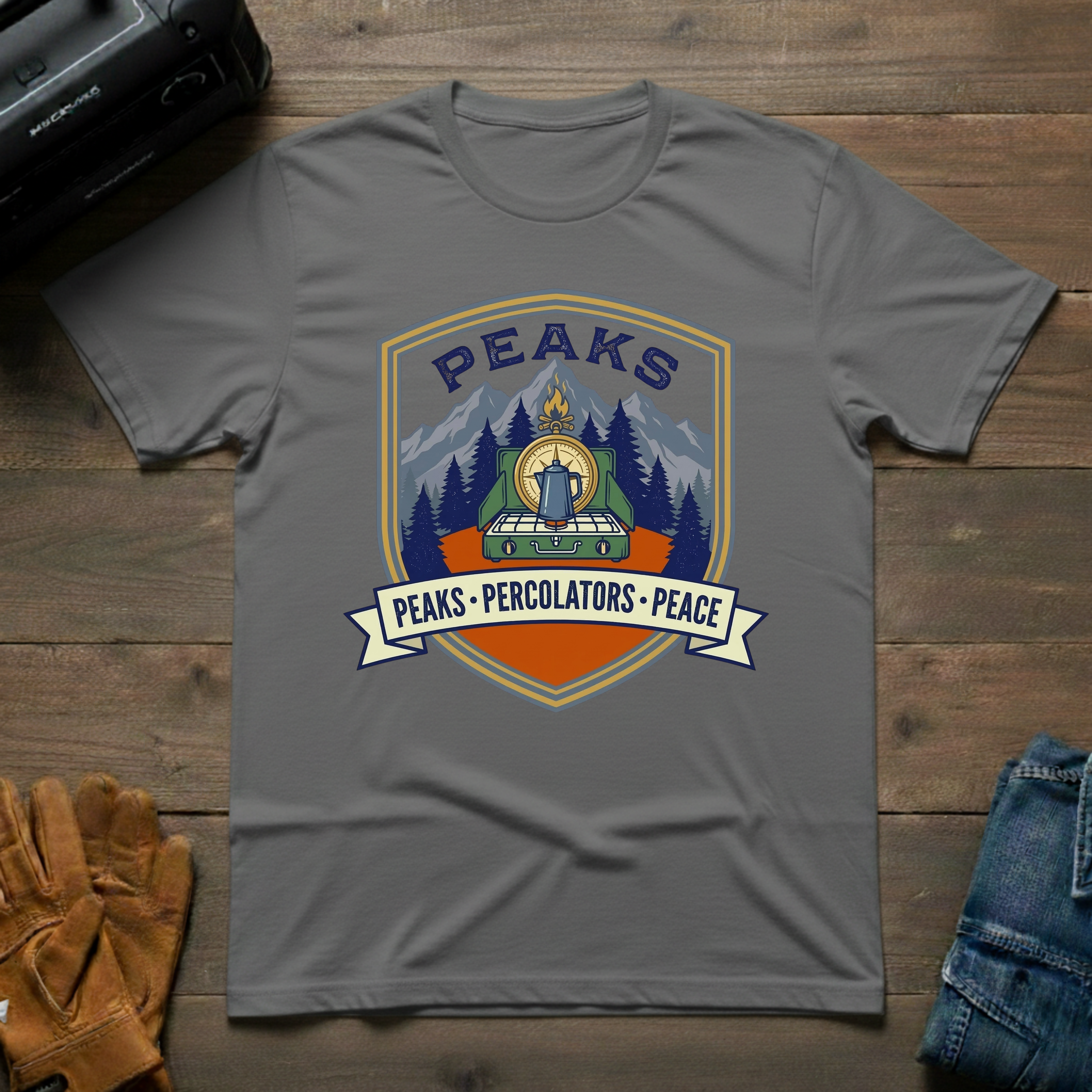 Peaks Percolators Peace T-Shirt