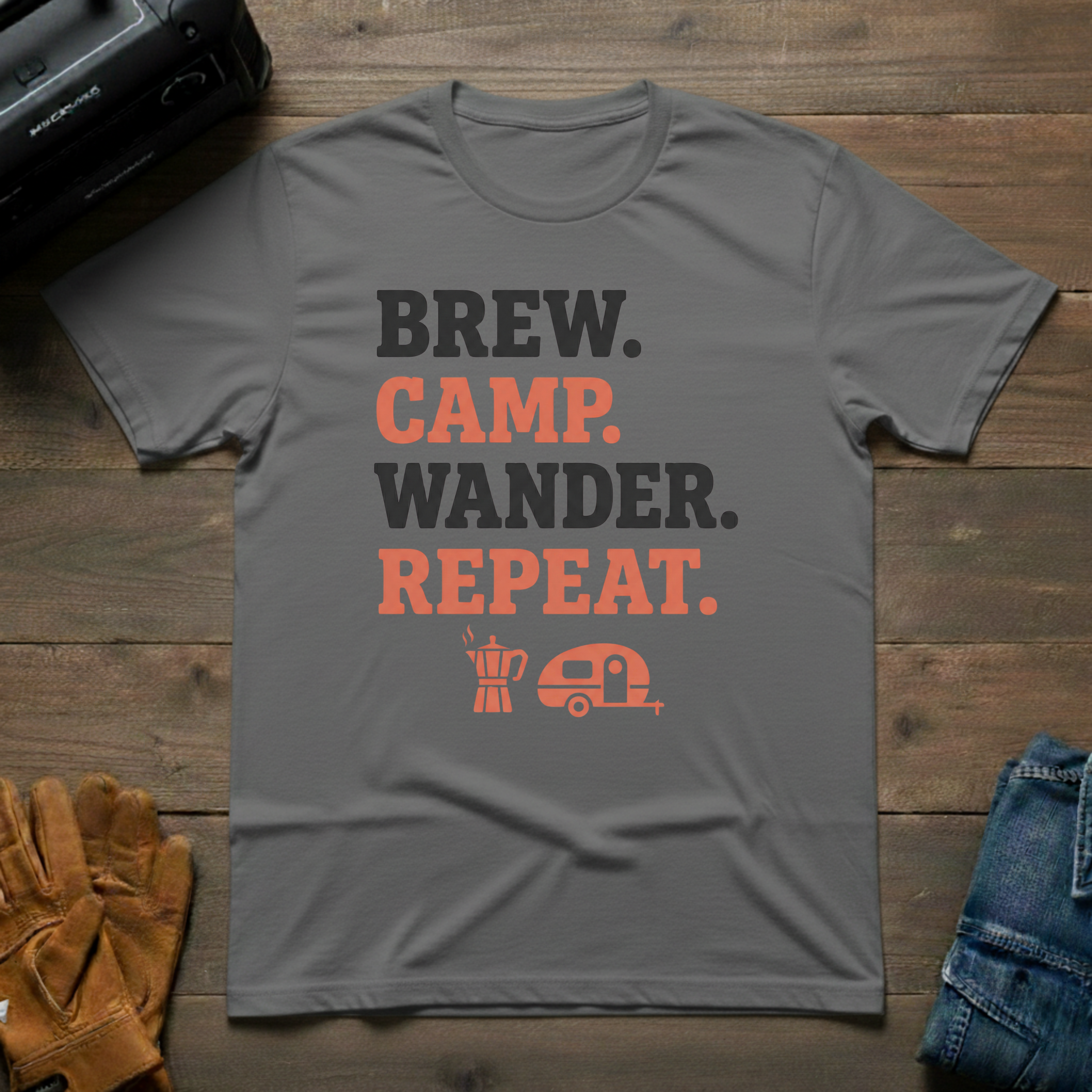 Brew Camp Wander Repeat T-Shirt