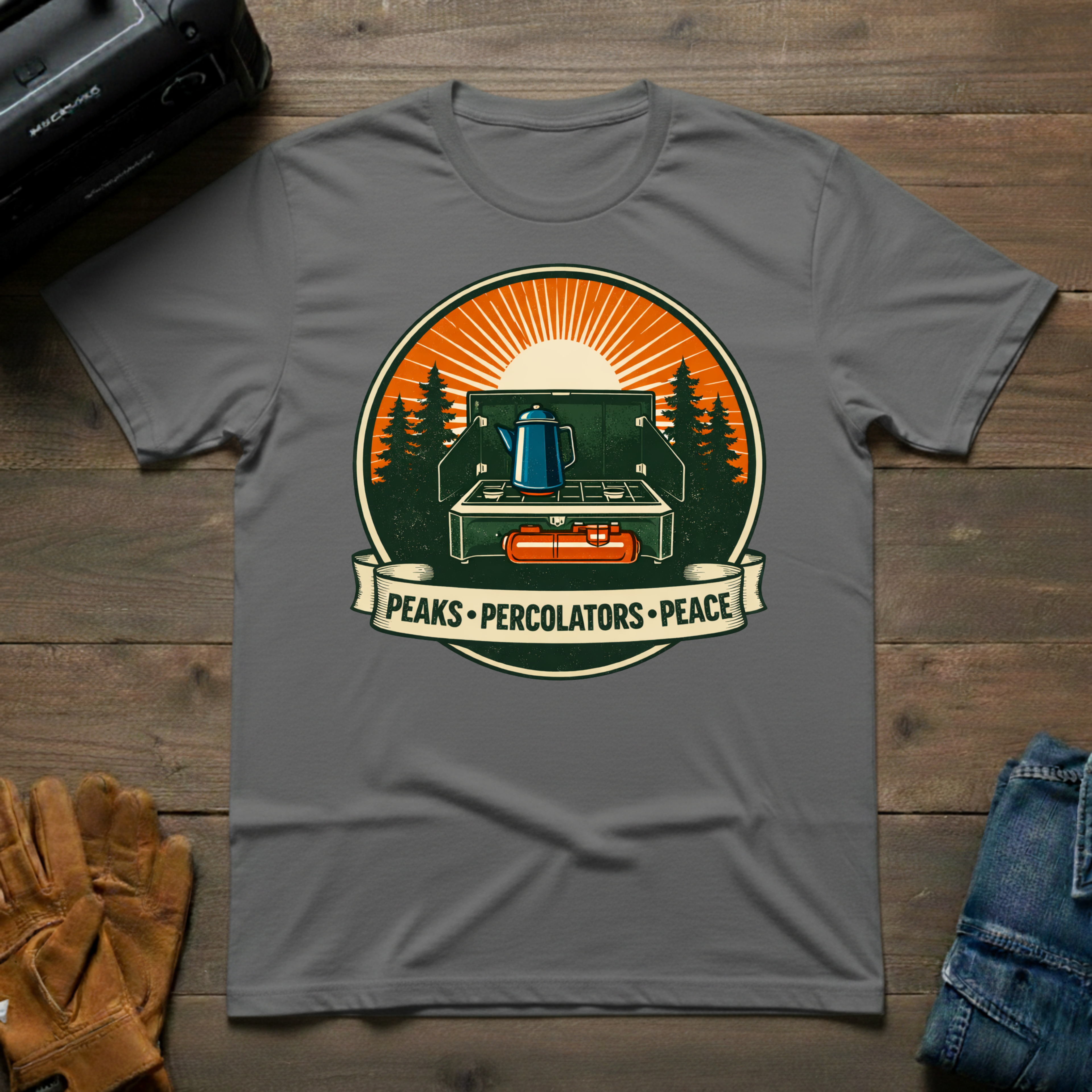 Peaks Percolators Peace T-Shirt