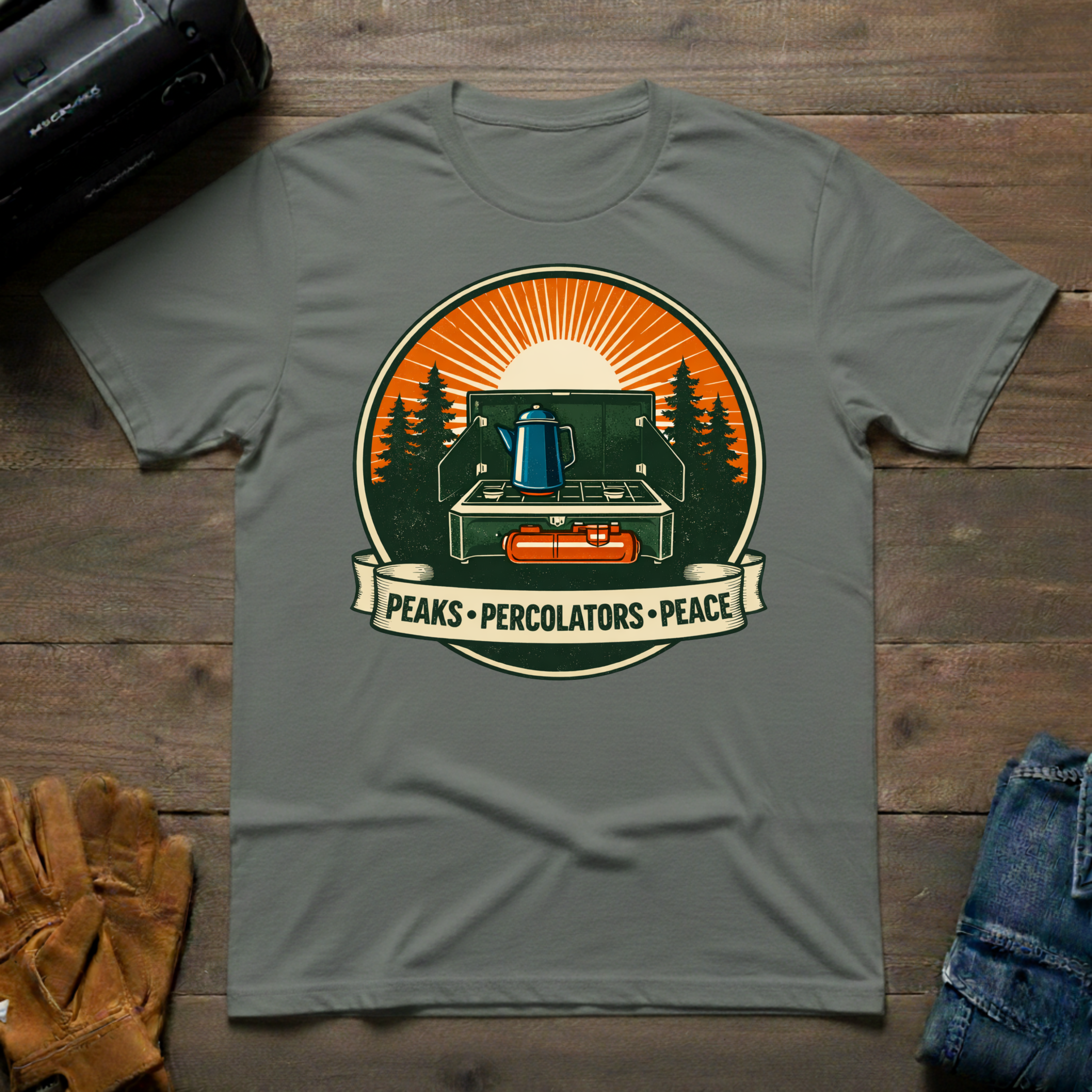 Peaks Percolators Peace T-Shirt