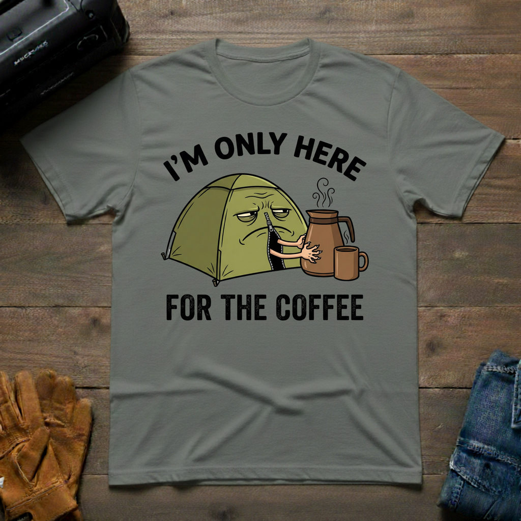 I'm Only Here For The Coffee T-Shirt