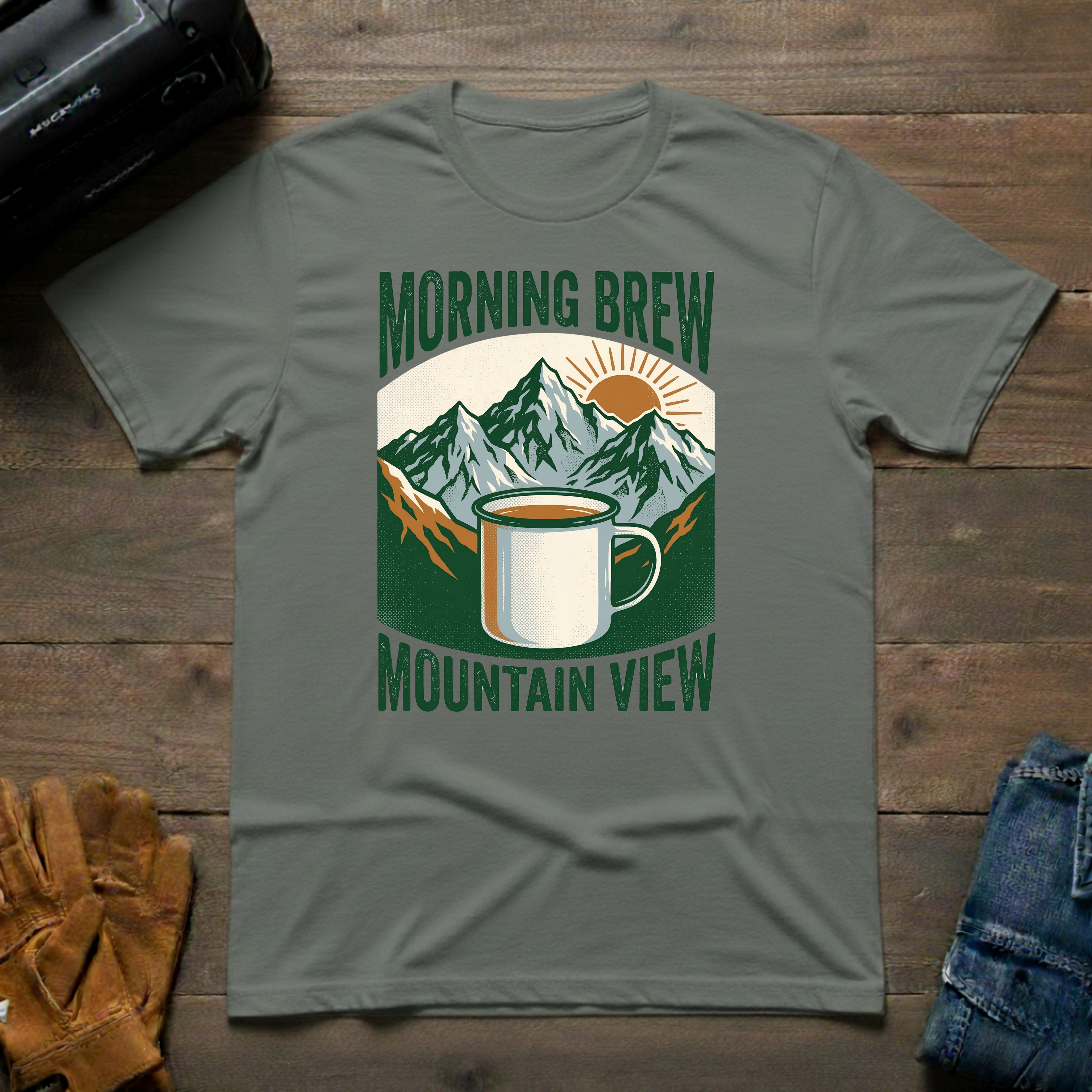 Morning Brew Mountain View T-Shirt