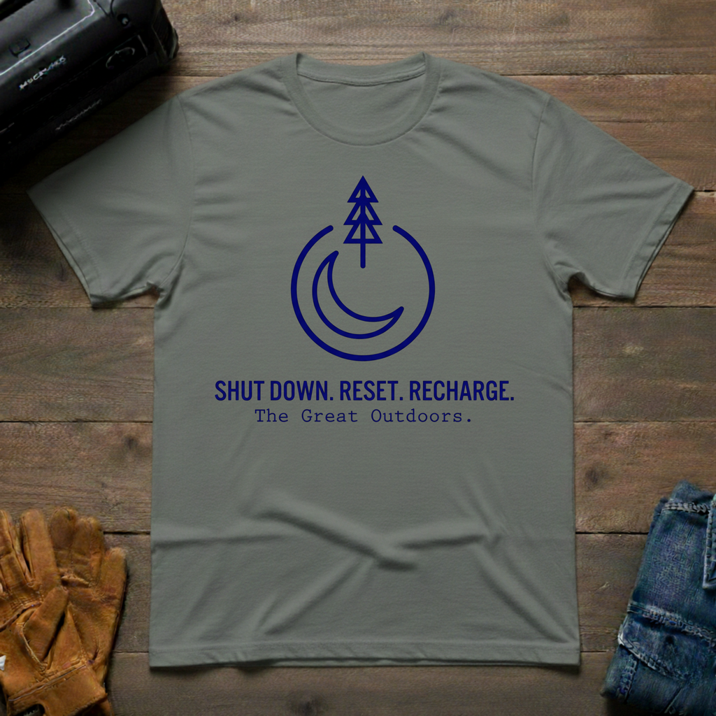 Shut Down - Reset - Recharge T-Shirt