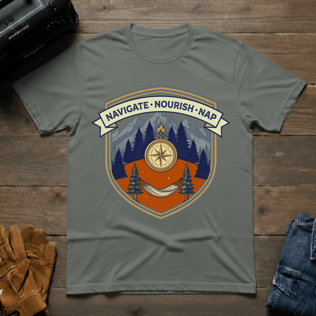 Navigate Nourish Nap T-Shirt