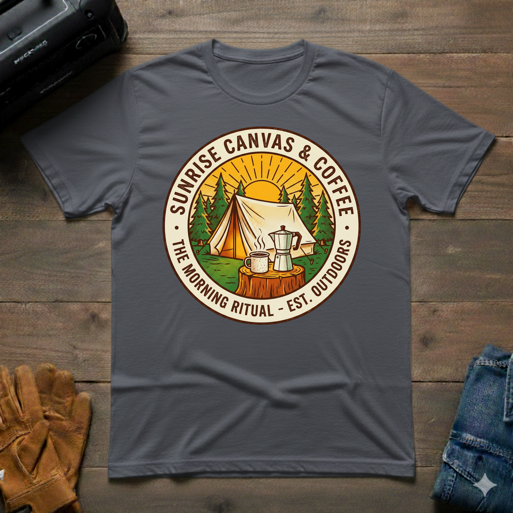 Sunrise Canvas & Coffee Tent T-Shirt