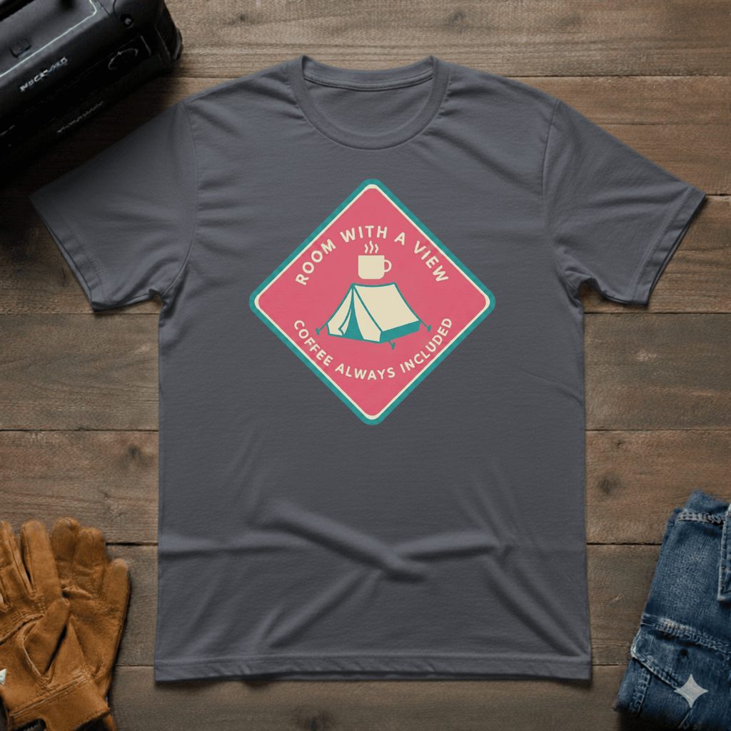 Room with a View Tent T-Shirt