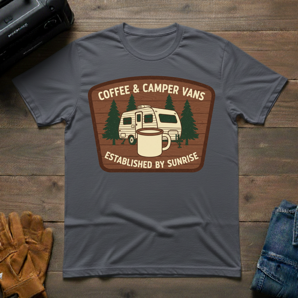 Coffee And Camper Vans T-Shirt