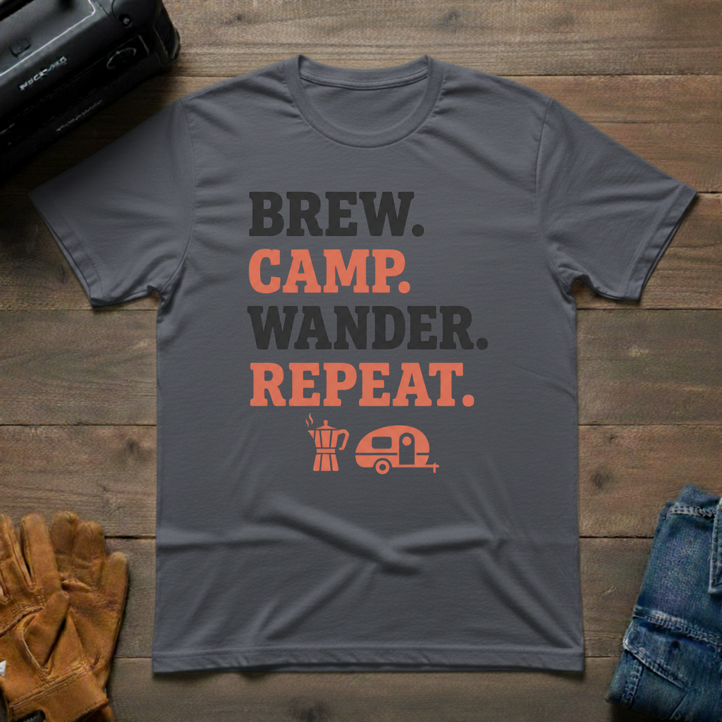 Brew Camp Wander Repeat T-Shirt