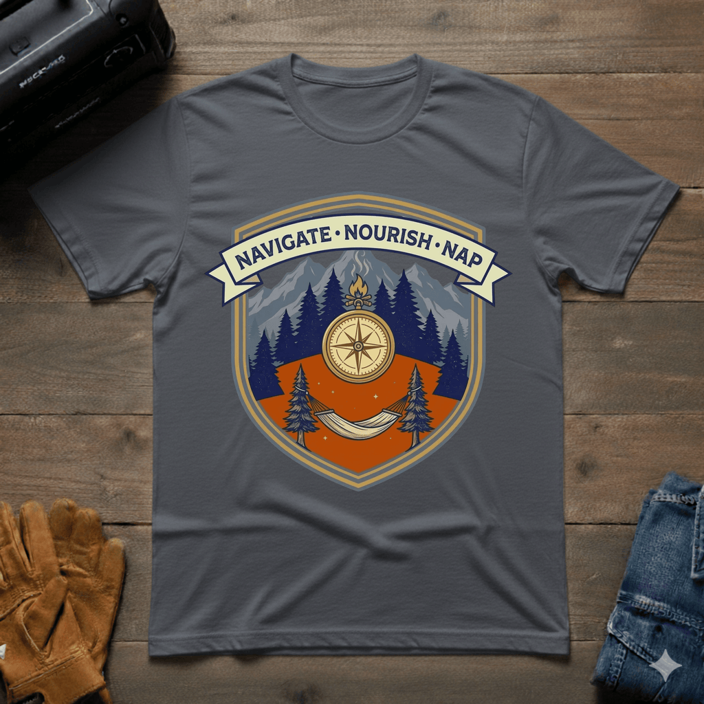Navigate Nourish Nap T-Shirt