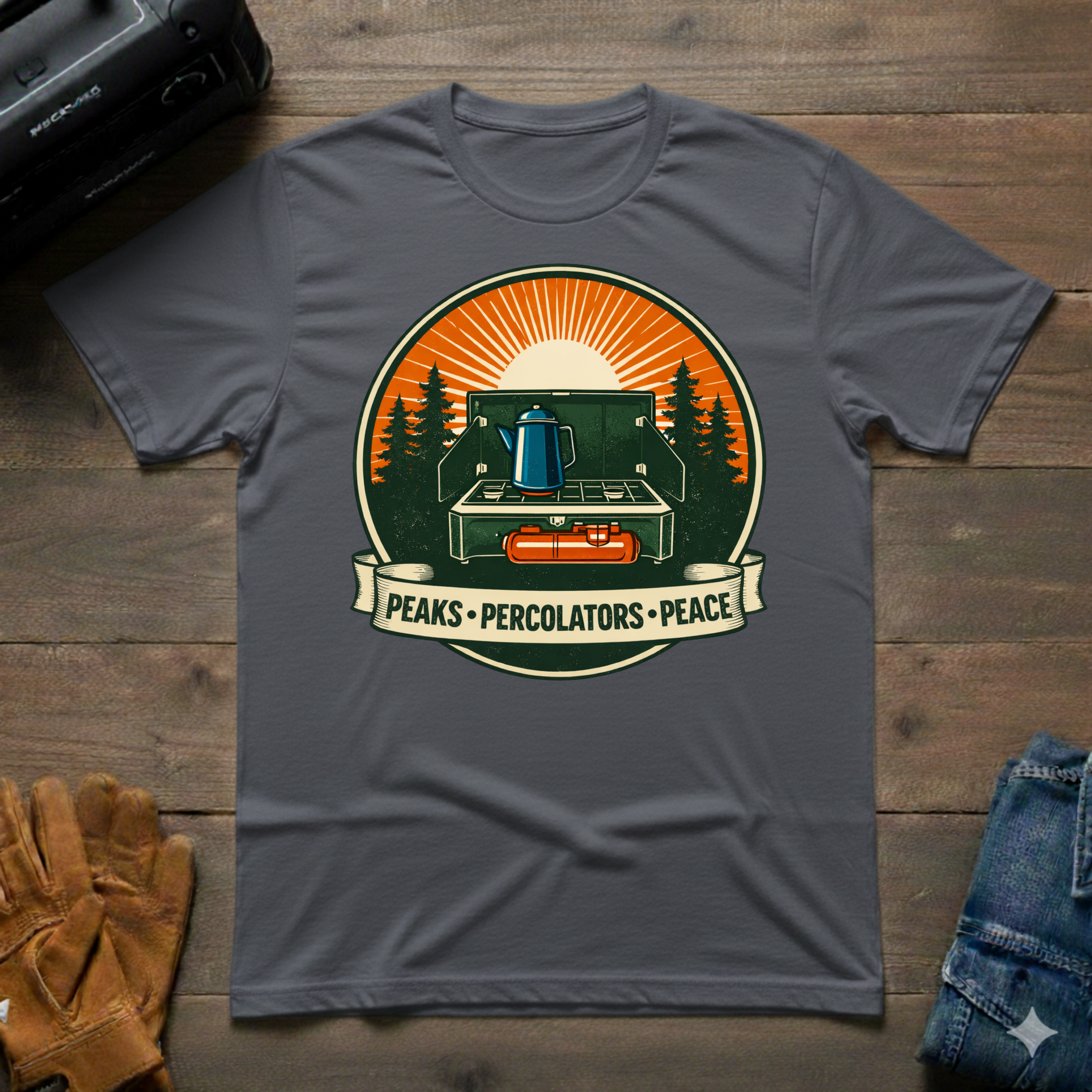 Peaks Percolators Peace T-Shirt