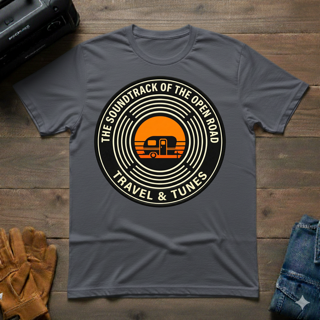 Travel & Tunes Trailer T-Shirt