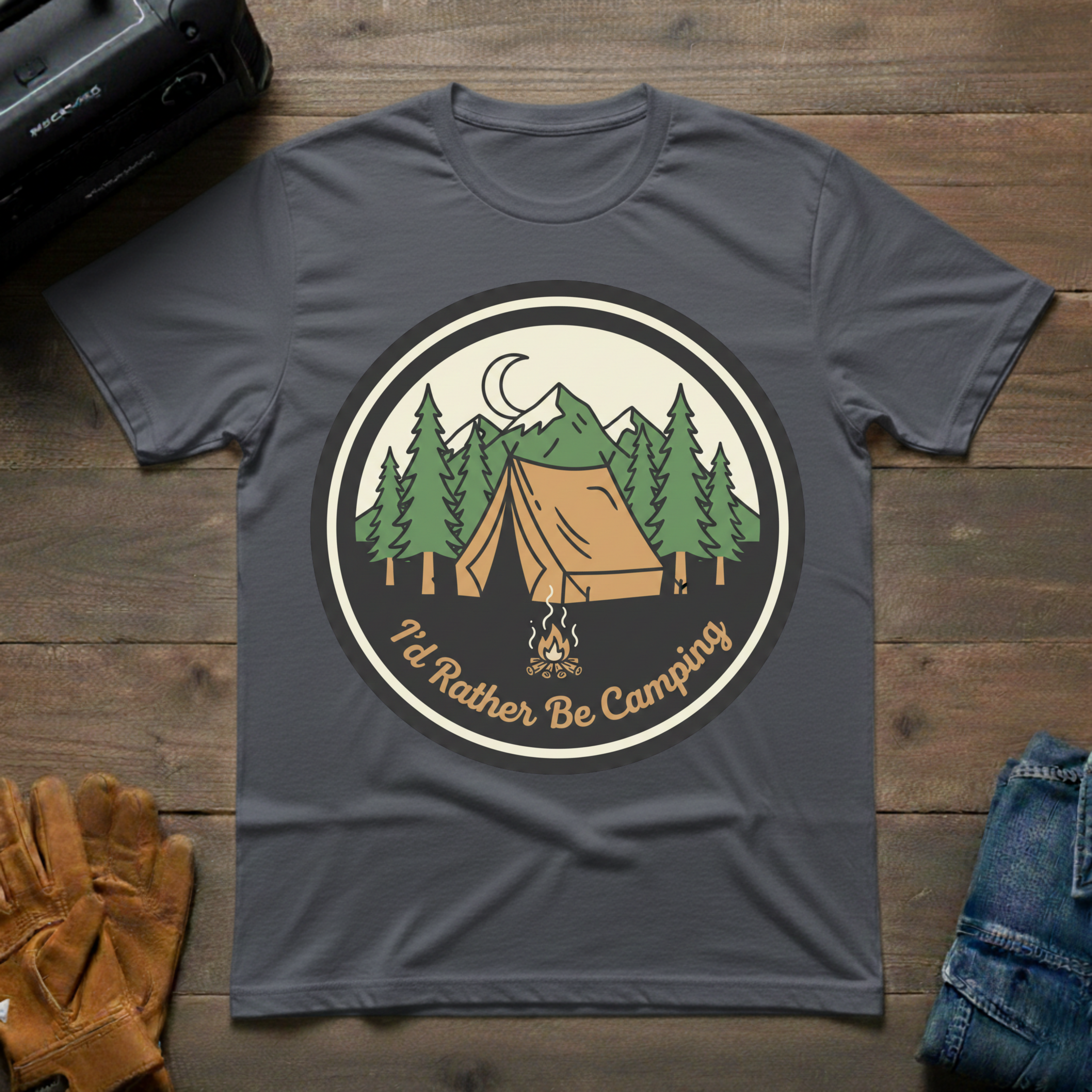 I'd Rather Be Camping T-Shirt 126