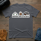 Adventure Starts After Coffee T-Shirt